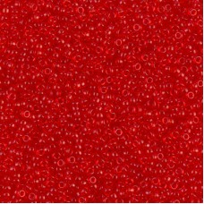 Light Red Miyuki 15/0 seed beads, colour 0140, 8.2g approx.