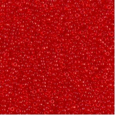 Light Red Miyuki 15/0 seed beads, colour 0140, 8.2g approx.