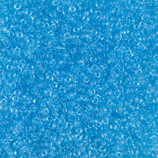 Light Blue Miyuki 15/0 seed beads, colour 0148, 100g Wholesale Pack