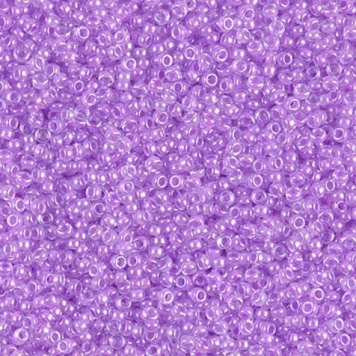 Orchid Lined Crystal Miyuki 15/0 seed beads, colour 0222, 8.2g approx.