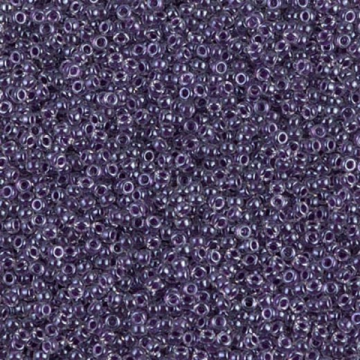 Grape Lined Crystal Miyuki 15/0 seed beads, colour 0223, 100g Wholesale Pack
