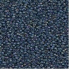 Montana Blue Gold Luster Miyuki 15/0 seed beads, colour 0305, 8.2g approx.