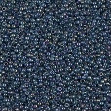 Montana Blue Gold Luster Miyuki 15/0 seed beads, colour 0305, 8.2g approx.