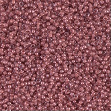 Lined Berry Luster Miyuki 15/0 seed beads, colour 0364, 8.2g approx.