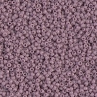 Opaque Mauve Miyuki 15/0 seed beads, colour 0410, 8.2g approx.
