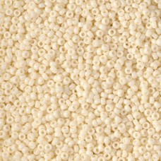 Ivory Pearl Ceylon Luster Miyuki 15/0 seed beads, colour 0491, 8.2g approx.