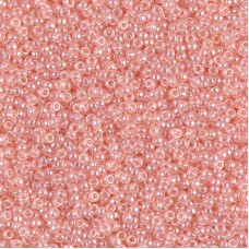 Pink Pearl Ceylon Miyuki 15/0 seed beads, colour 0519, 8.2g approx.