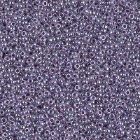 Purple Ceylon Miyuki 15/0 seed beads, colour 0525, 8.2g approx.