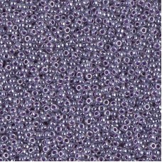 Purple Ceylon Miyuki 15/0 seed beads, colour 0525, 8.2g approx.