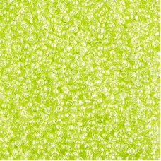 Luminous Limeade Miyuki 15/0 seed beads, colour 1119, 8.2g approx.