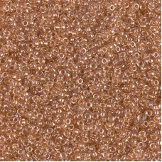 Sparkling Honey Beige Lined Crystal Miyuki 15/0 seed beads, colour 1522, 8.2g ap...