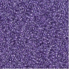 Sparkling Purple Lined Crystal Miyuki 15/0 seed beads, colour 1531, 8.2g approx.