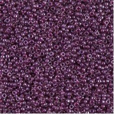 Magenta Lined Amethyst Miyuki 15/0 seed beads, colour 1834, 8.2g approx.