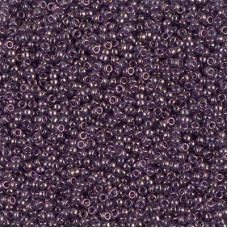 Violet Gold Luster Miyuki 15/0 seed beads, colour 1884, 8.2g approx.