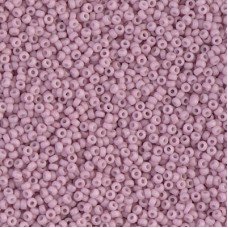 Opaque Dusty Orchid Matte Miyuki 15/0 seed beads, colour 2024, 8.2g approx.