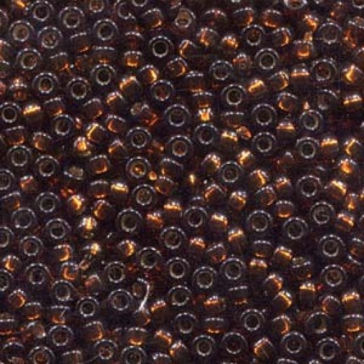 Silver Lined Smoky Topaz, Colour 1429, Miyuki 15/0 Seed Beads, 100g wholesale pack