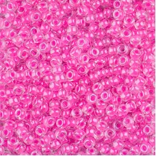 Luminous Hot Magenta Miyuki 15/0 seed beads, colour 4302, 8.2g approx.