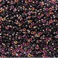 Jet Sliperit Miyuki 11/0 Union Beads, Colour 401-29500, Approx 22 Grams