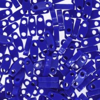 Opaque Cobalt Quarter Tila Bead, colour 0414, 5.2g approx.