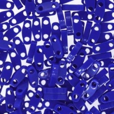Opaque Cobalt Quarter Tila Bead, colour 0414, 5.2g approx.