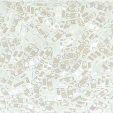 White Pearl Ceylon Quarter Tila Bead, colour 420, 5.2g approx.