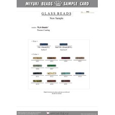 Miyuki TILA / Half TILA Picasso Sample Card, ref' 940