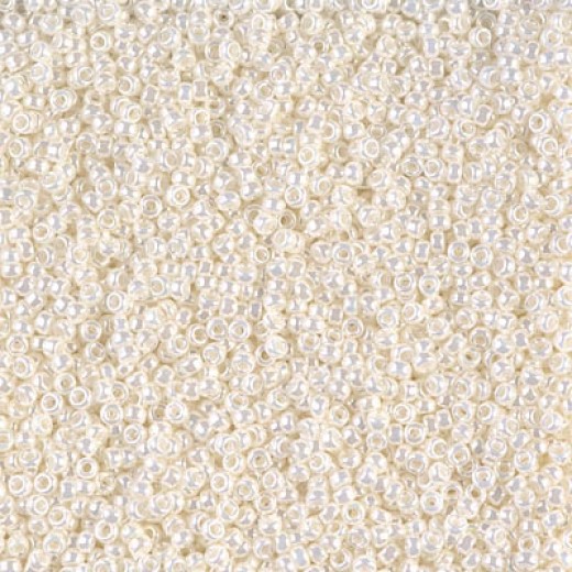 Pearl Ceylon Miyuki 15/0 Seed Beads, 8.2g approx, Colour 0591