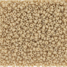 Ivory Frost Opaque Glazed Rainbow 6/0 seed beads, colour 4691, 250g wholesale pack