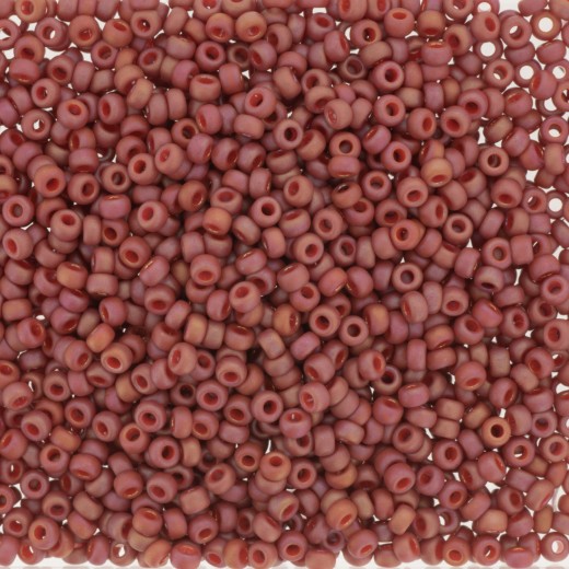 Cardinal Frost Opaque Glazed Rainbow, Size 8/0 seed beads,, colour 4695, Wholesale 250g pack.