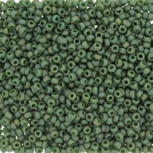 Shamrock Frost Opaque Glazed Rainbow, Size 8/0 seed beads,, colour 4700, 22g approx.