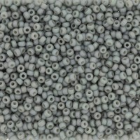 Cadet Gray Frost Opaque Glazed Rainbow 6/0 seed beads, colour 4705, 20g approx.