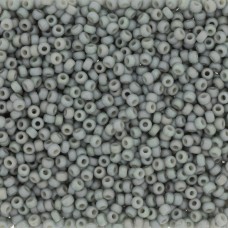 Cadet Gray Frost Opaque Glazed Rainbow 6/0 seed beads, colour 4705, 20g approx.