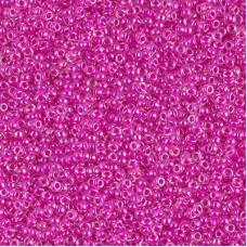 Fuschia Lined Crystal  Miyuki Size 15/0 Colour 0209, 8.2gm