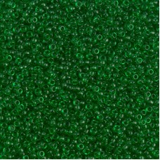 Transparent Green Miyuki Size 15/0 Colour 0146, 8.2gm