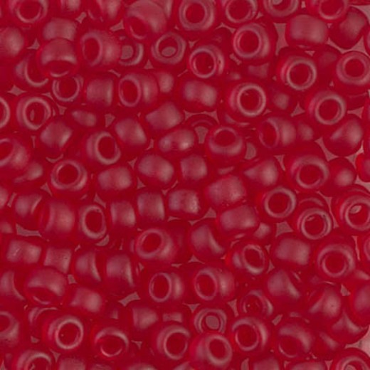 Bulk Bag Matte Ruby Transparent Miyuki 6/0 Seed Beads, 250g, Colour 0141F
