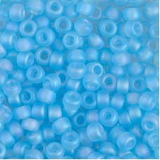 Matte Transparent Light Blue AB ,Miyuki size 6/0 Colour  0148FR, 20g approx.