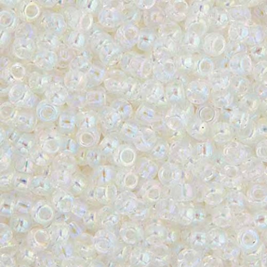 Crystal AB Miyuki 6/0 Seed Beads, 250g, Colour 0250