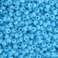 Bulk Bag Light Blue Opaque Miyuki 6/0 Seed Beads, 250g, Colour 0413