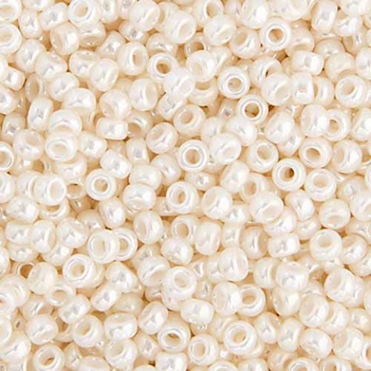 Antique Ivory Pearl Ceylon Miyuki 6/0 Seed Beads, 250g, Colour 0592