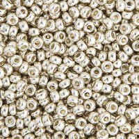 Bulk Bag Silver Galvanized Miyuki 6/0 Seed Beads, 250g, Colour 1051
