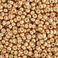 Gold Galvanized Miyuki size 6/0 Colour  1052, 20g approx.