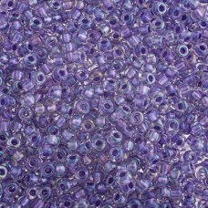 Sparkling Purple Lined Crystal AB Miyuki size 6/0 Colour  2607, 20g approx.