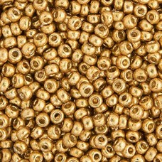 Duracoat Galvanized Gold Miyuki size 6/0 Colour  4202, 20g approx.