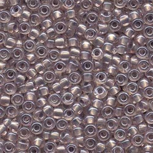 Pearlized Purple-in-Pink inside dyed Miyuki 6/0 Seed Beads, 250g approx. colour 4614