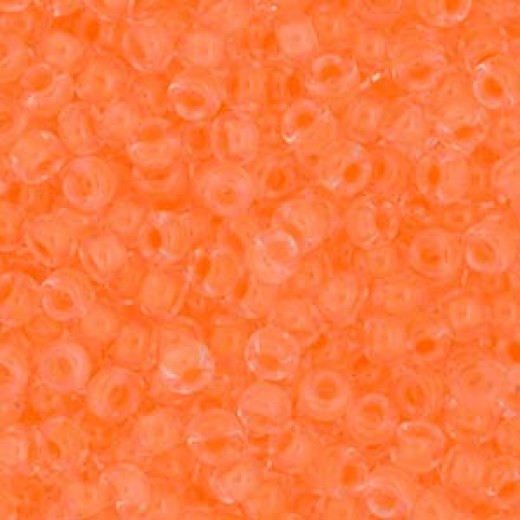 Luminous Creamsicle Colour 4298 Miyuki 6/0 Seed Beads, 20g approx.