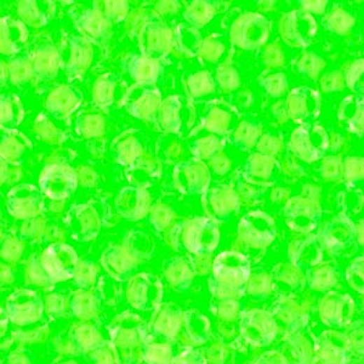 Luminous Mint Green  Colour 1120 Miyuki 6/0 Seed Beads,  bulk 250g bag