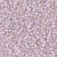 Pink S/L Dyed Alabaster Miyuki Size 8/0 seed beads, Colour  643, 22gm