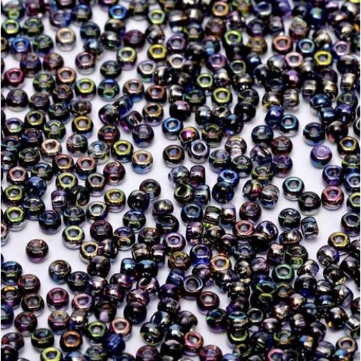 Crystal Magic Blue Miyuki 8/0 Seed Beads, colour 4572, 22g