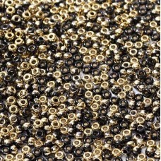 Black Amber Miyuki 8/0 Seed Beads, colour 55032