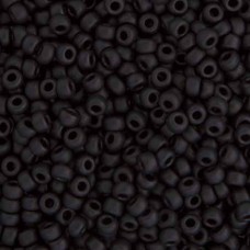 Bulk Bag Black  Matte Miyuki 11/0 Seed Beads, 250g, Colour 0401F